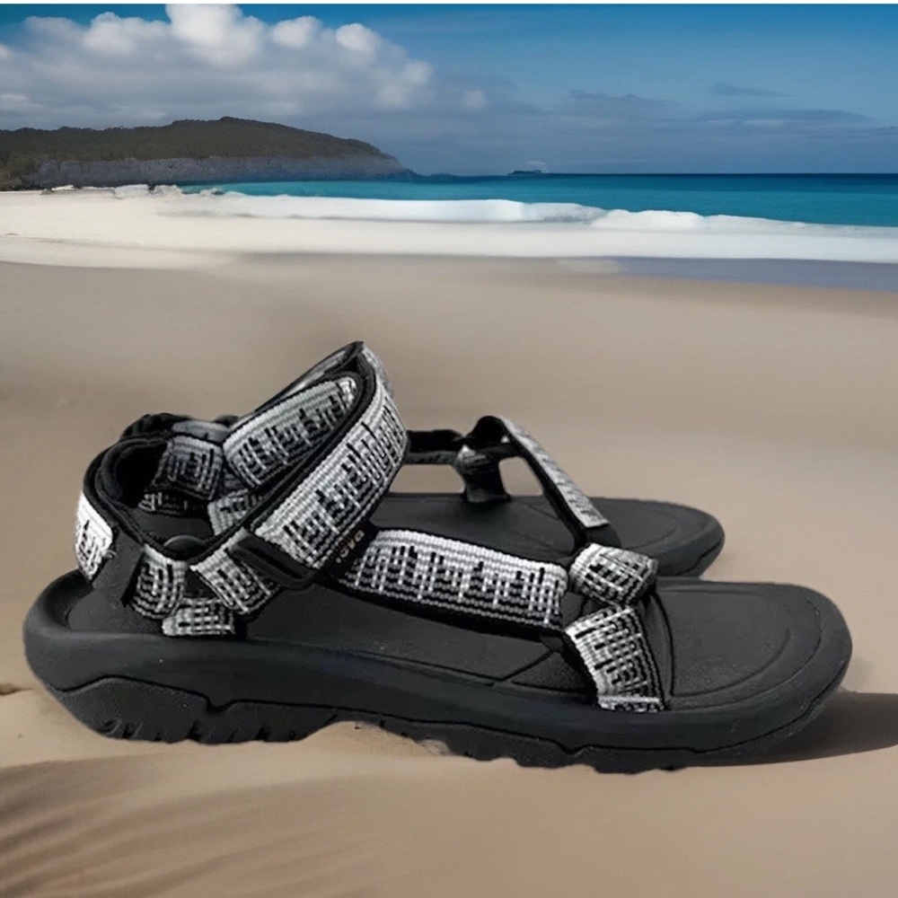 New Teva Hurricane Xlt2 Abkw Atmosphere Black Walking Strap Sandals Various Size